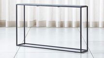 Online Designer Living Room Mix Patina Metal Frame Console Table