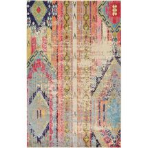 Online Designer Living Room Rohini Multicolor Area Rug