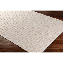 Online Designer Home/Small Office Geometric Light Beige Rug