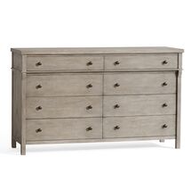 Online Designer Bedroom TOULOUSE EXTRA-WIDE DRESSER, GRAY WASH