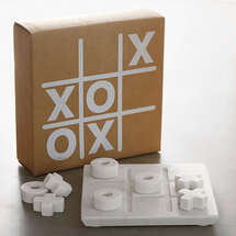 Online Designer Living Room Marble Tic-Tac-Toe Game Set