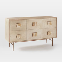 Online Designer Combined Living/Dining Roar + Rabbit™ Jeweled 6-Drawer Dresser