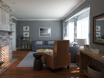 Online Designer Living Room 3D Model