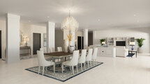 Online Designer Combined Living/Dining 3D Model