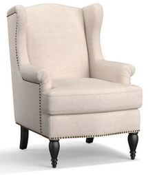 Online Designer Combined Living/Dining SOMA DELANCEY PETITE WINGBACK UPHOLSTERED ARMCHAIR