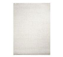 Online Designer Combined Living/Dining Solid Shag Eco-Friendly Easy Care Rug, 5 x 8', Ivory Multi