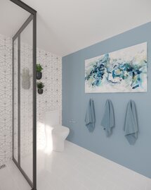Online Designer Bathroom 3D Model