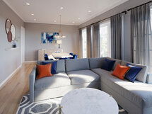 Online Designer Living Room 3D Model