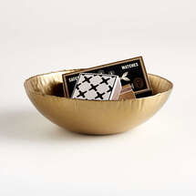 Online Designer Living Room Gold Bowl