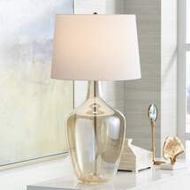 Online Designer Combined Living/Dining Ania Champagne Glass Jar Table Lamp