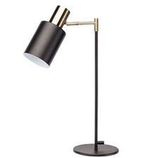 Online Designer Home/Small Office Black and Brass Modern Table Lamp