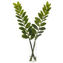 Online Designer Bedroom 2 - Piece Artificial Foliage Branch in Vase Set (Set of 2)