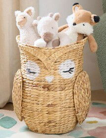 Online Designer Nursery Owl Storage Basket