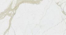 Online Designer Combined Living/Dining TileBarXL Marmi Slim White Calacatta 60x120 Polished Porcelain Slab