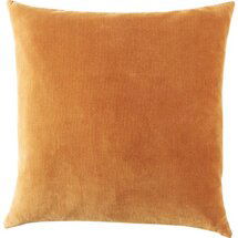 Online Designer Studio 23" leisure copper pillow with down-alternative insert