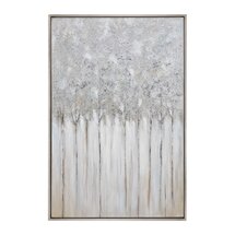 Online Designer Other Silver White Wall Art