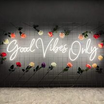 Online Designer Other Good Vibes Only Signs For Wall Decor, Neon Light For Bachelorette Party, Engagement Party, Birthday Party, LED Light Signs for Wall Decor Gift for Women Girls Bedroom Decorations 56 