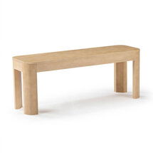 Online Designer Living Room Carrielynn Solid Wood 48" Bench