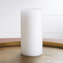 Online Designer Dining Room White Pillar Candle