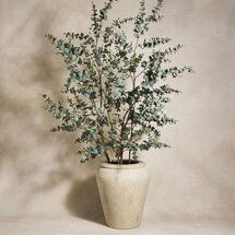 Online Designer Bathroom Faux Potted Eucalyptus Tree