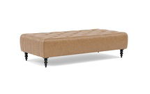 Online Designer Living Room Ms. Chesterfield Leather Ottoman