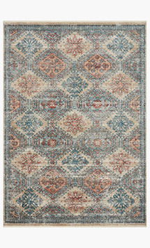 Online Designer Living Room Elise Multi / Blue Rug