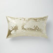 Online Designer Living Room Metallic Clouds Brocade Pillow Cover