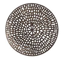 Online Designer Combined Living/Dining Indoor/Outdoor Bronze Disc Wall Art