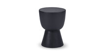 Online Designer Patio Hendry, rosin black side table