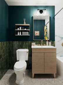 Online Designer Bathroom 3D Model