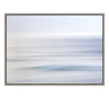 Online Designer Living Room Misted Pacific Framed Canvas Print