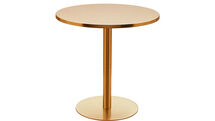 Online Designer Business/Office WATERMARK BRASS BISTRO TABLE