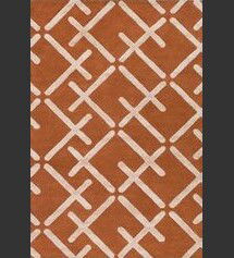 Online Designer Bedroom Burnt Orange and Khaki Rug