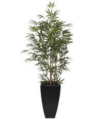 Online Designer Living Room Artificial Yellow Bamboo Tree in Planter