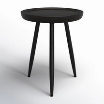 Online Designer Business/Office Vanalstyne Solid Wood Tray Top End Table
