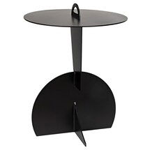 Online Designer Bedroom Black Meta Geometric Table 