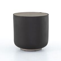 Online Designer Other Wood & Aluminum Storage End Table