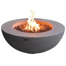 Online Designer Patio Lunar Concrete Fire Pit