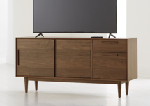 Online Designer Living Room Tate Walnut 64.5" Credenza/Media Console