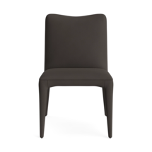 Online Designer Combined Living/Dining THE CARA DINING CHAIR  FHT Graphite Leather