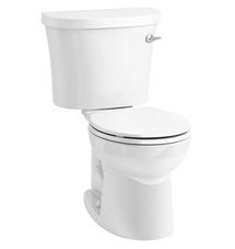 Online Designer Bathroom Kohler Kingston 1.28 GPF Two Piece Round Toilet with Right Hand Lever - Less Seat