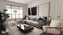 Online Designer Living Room 3D Model