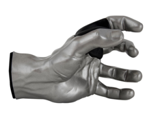 Online Designer Living Room Grip Studios Male GuitarGrip Hanger  Left Hand Model Silver