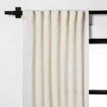 Online Designer Bedroom Tonal Texture Curtain Panel Sour Cream - Hearth & Hand™ with Magnolia