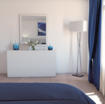 Online Designer Bedroom 3D Model