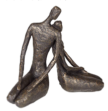 Online Designer Living Room Loving Couple 11 1/2" Wide Bronze Sculpture