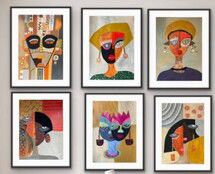 Online Designer Other Africana Painting Collection by Rashna Hackett