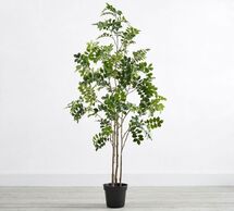 Online Designer Bathroom Faux Green Leaf Tree