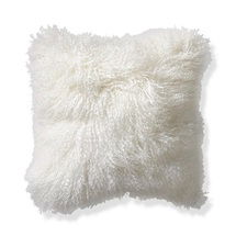 Online Designer Bedroom Mongolian Fur Decorative Pillow Cover