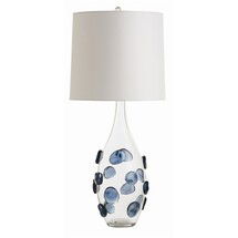 Online Designer Combined Living/Dining Navy Blue Lamp